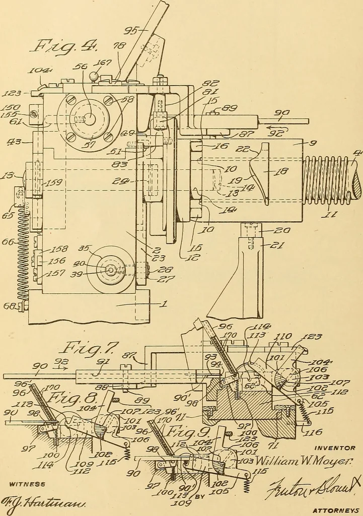 An illustration from [Graphophone patents], 1878, leaf 81