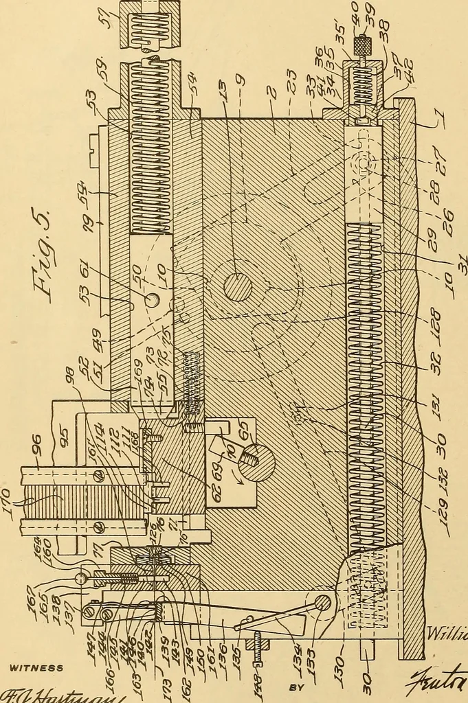An illustration from [Graphophone patents], 1878, leaf 83