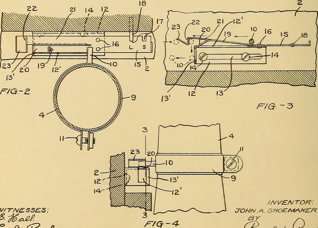An illustration from [Graphophone patents], 1878, leaf 847