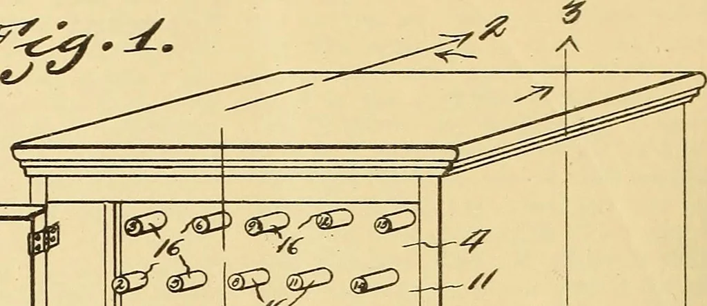 An illustration from [Graphophone patents], 1878, leaf 851