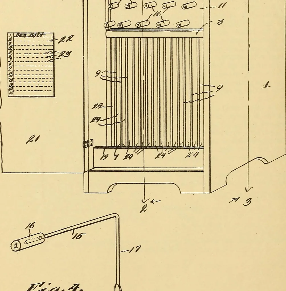 An illustration from [Graphophone patents], 1878, leaf 851