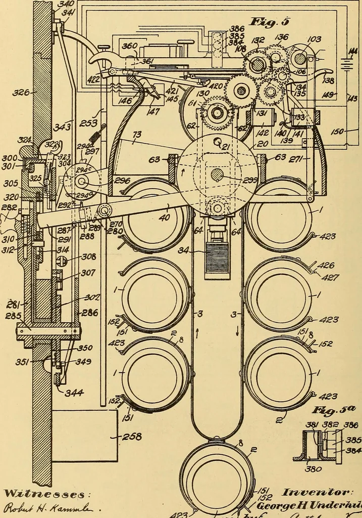 An illustration from [Graphophone patents], 1878, leaf 867