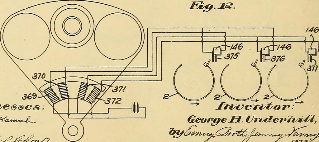 An illustration from [Graphophone patents], 1878, leaf 869