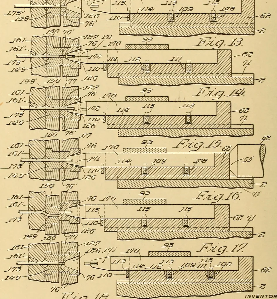 An illustration from [Graphophone patents], 1878, leaf 87