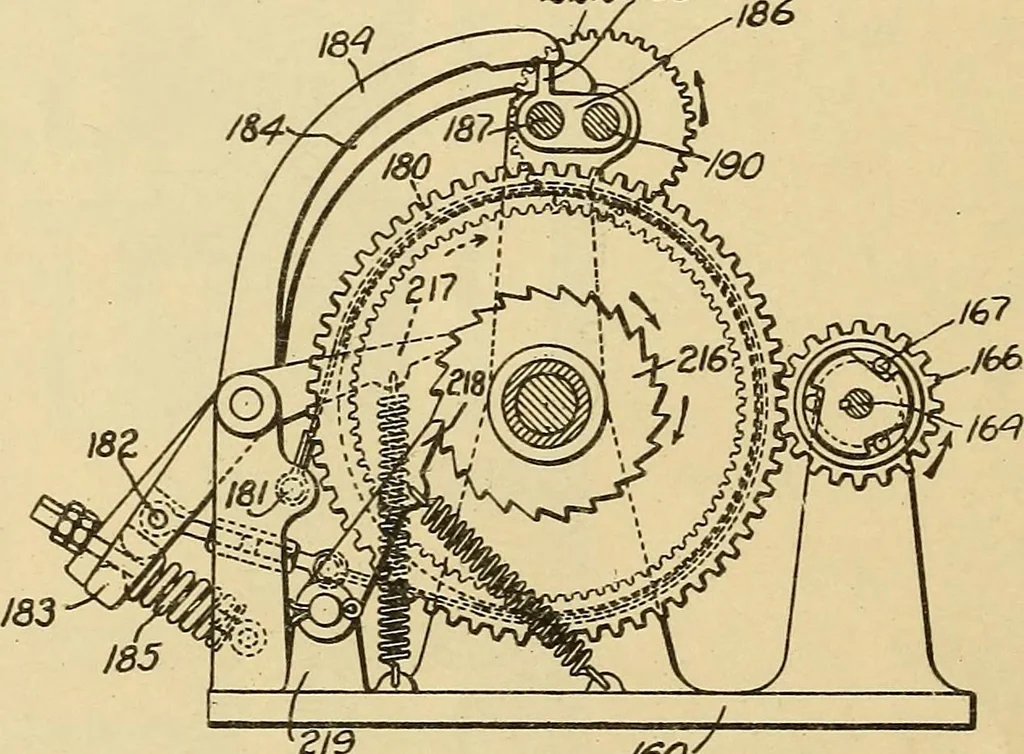 An illustration from [Graphophone patents], 1878, leaf 877