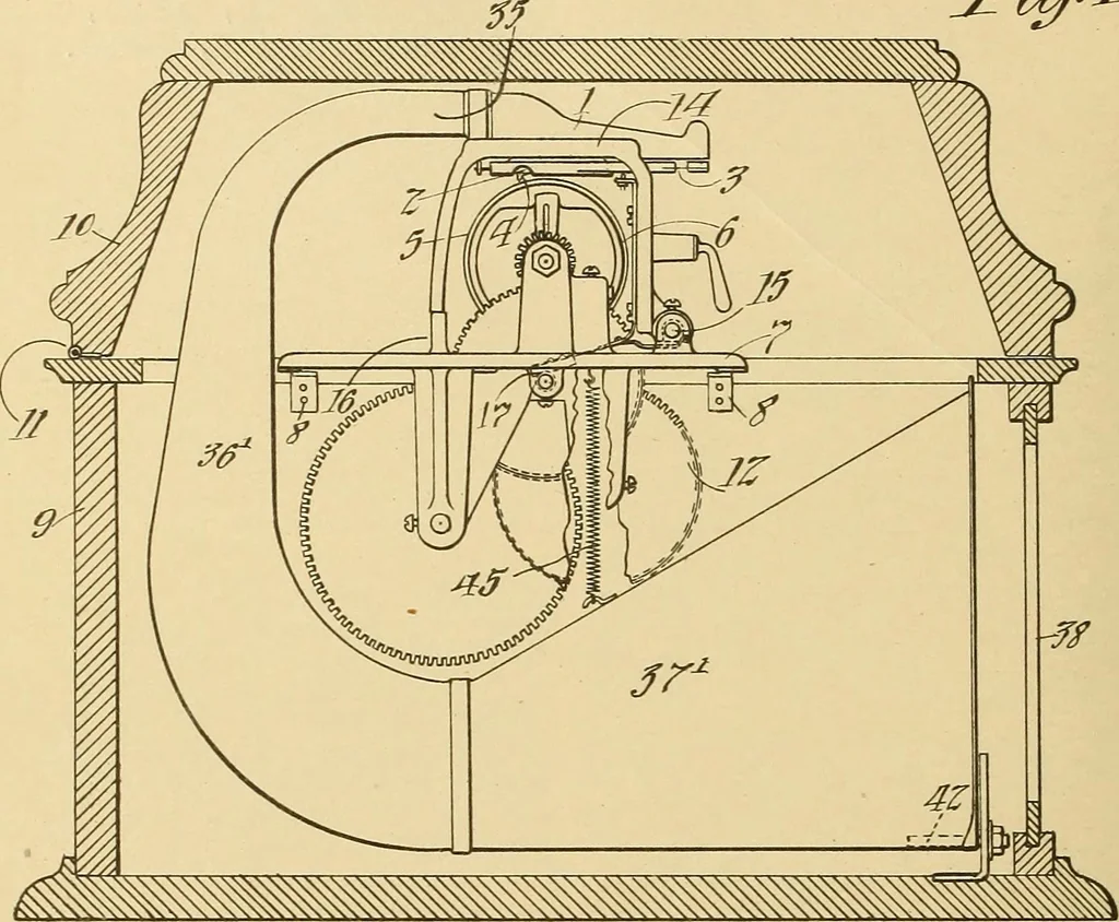 An illustration from [Graphophone patents], 1878, leaf 901