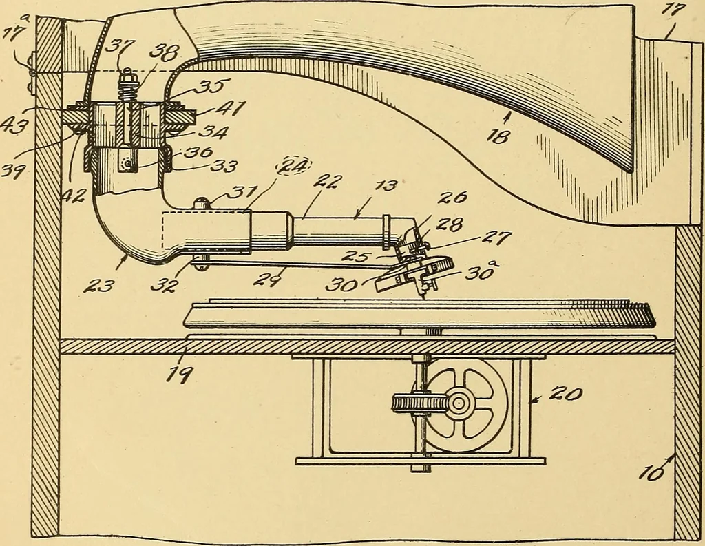An illustration from [Graphophone patents], 1878, leaf 939