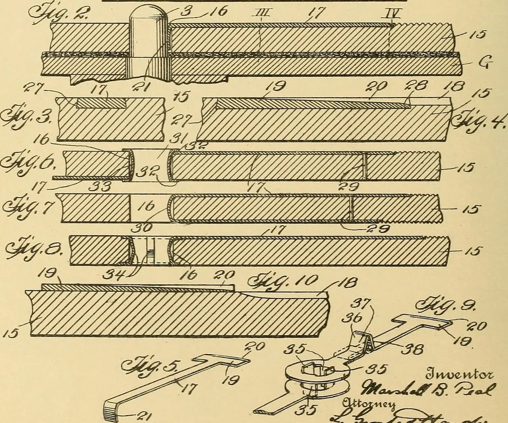 An illustration from [Graphophone patents], 1878, leaf 943