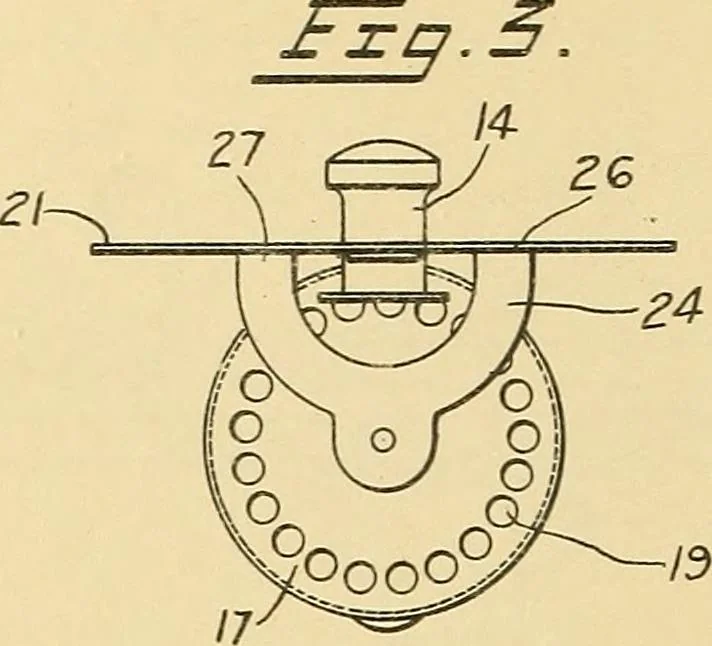 An illustration from [Graphophone patents], 1878, leaf 951