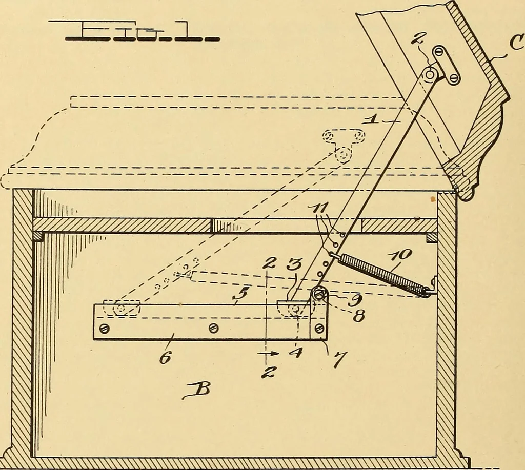 An illustration from [Graphophone patents], 1878, leaf 965
