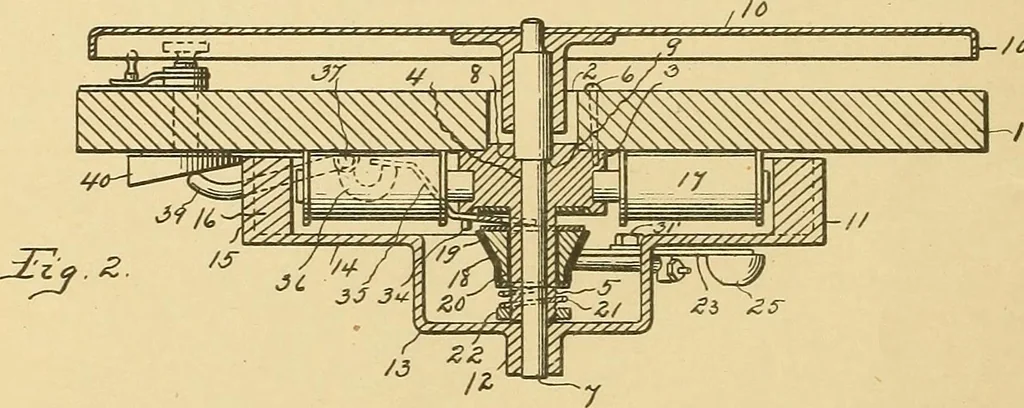 An illustration from [Graphophone patents], 1878, leaf 969