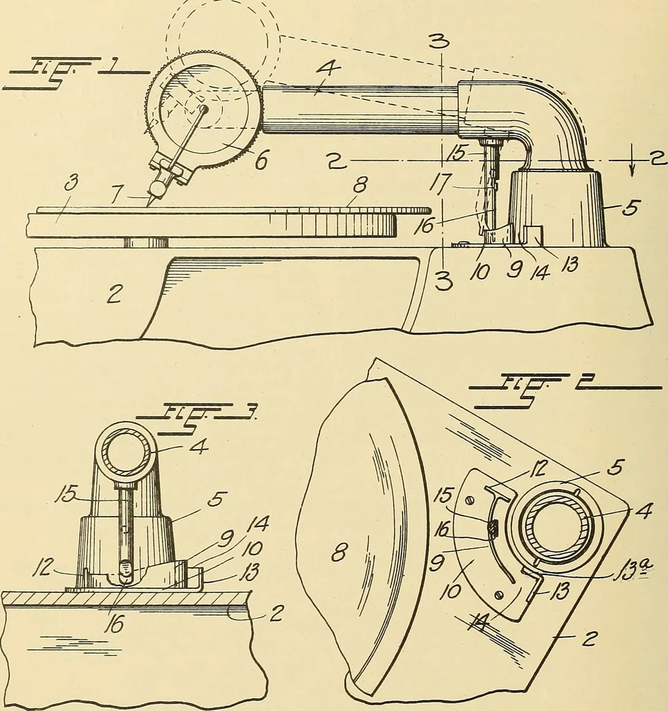 An illustration from [Graphophone patents], 1878, leaf 993