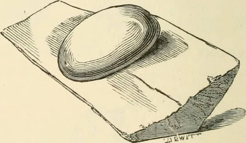 An illustration from Grave-mounds and their contents; a manual of archaeology, as exemplified in the burials of the Celtic, the Romano-British, and the Anglo-Saxon periods, 1870, leaf 144