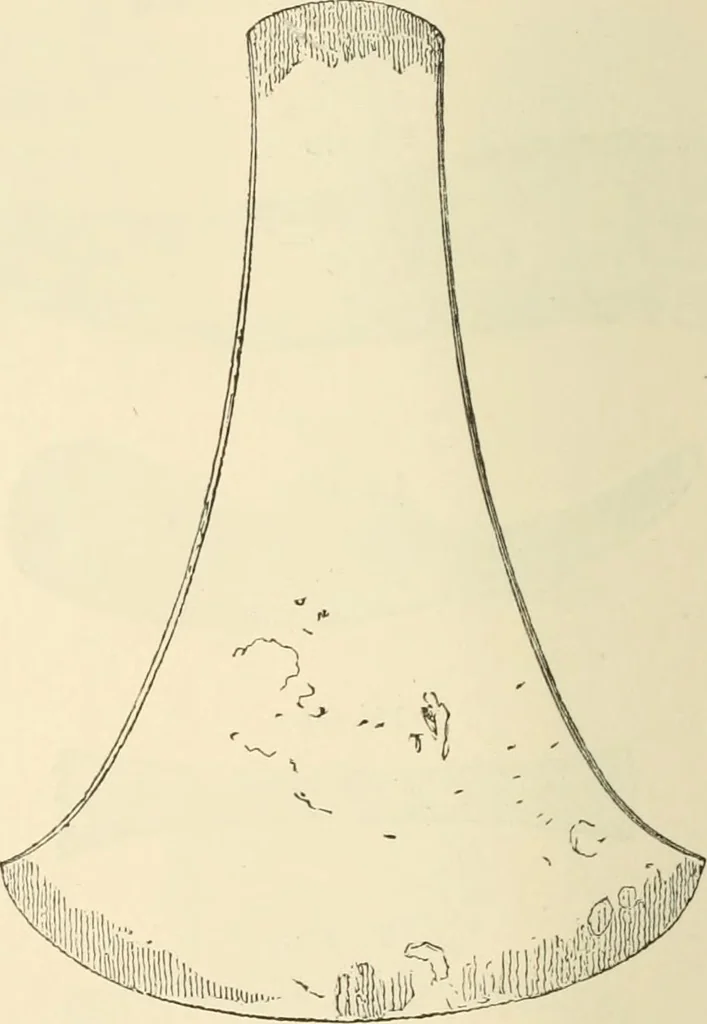An illustration from Grave-mounds and their contents; a manual of archaeology, as exemplified in the burials of the Celtic, the Romano-British, and the Anglo-Saxon periods, 1870, leaf 158