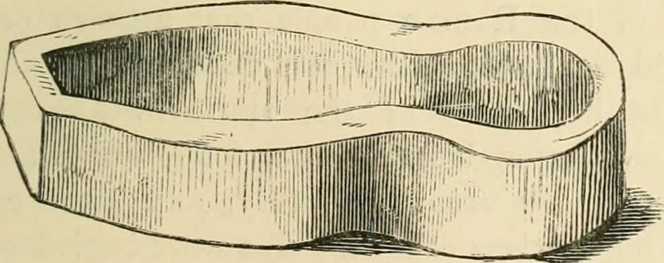 An illustration from Grave-mounds and their contents; a manual of archaeology, as exemplified in the burials of the Celtic, the Romano-British, and the Anglo-Saxon periods, 1870, leaf 175