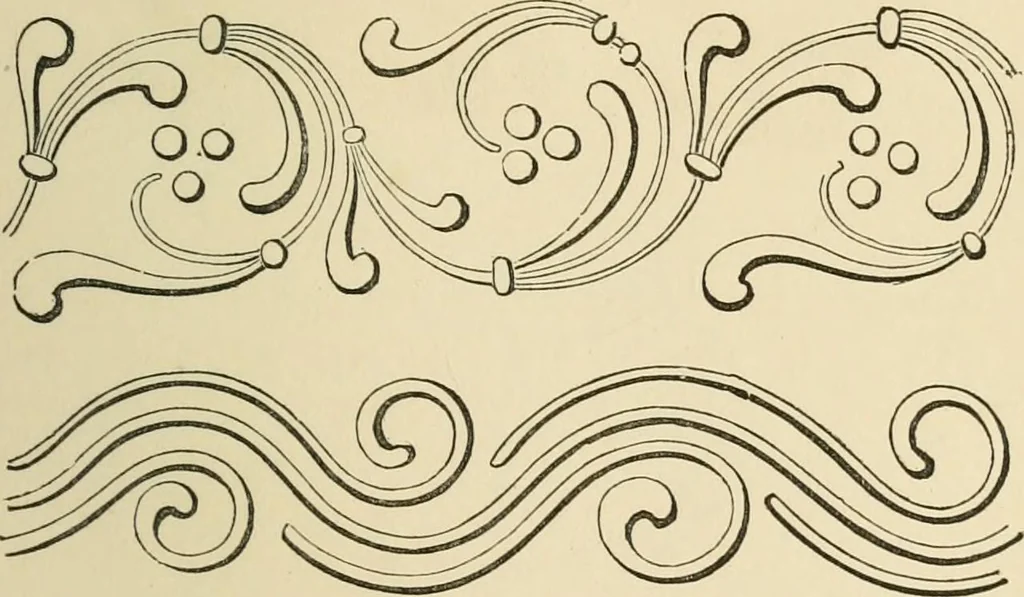 An illustration from Grave-mounds and their contents; a manual of archaeology, as exemplified in the burials of the Celtic, the Romano-British, and the Anglo-Saxon periods, 1870, leaf 185