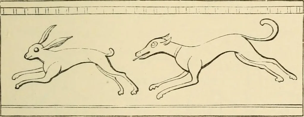 An illustration from Grave-mounds and their contents; a manual of archaeology, as exemplified in the burials of the Celtic, the Romano-British, and the Anglo-Saxon periods, 1870, leaf 187