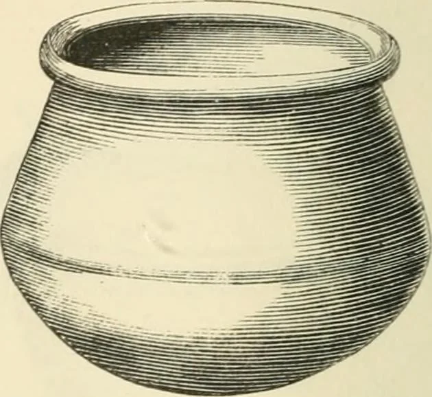 An illustration from Grave-mounds and their contents; a manual of archaeology, as exemplified in the burials of the Celtic, the Romano-British, and the Anglo-Saxon periods, 1870, leaf 198