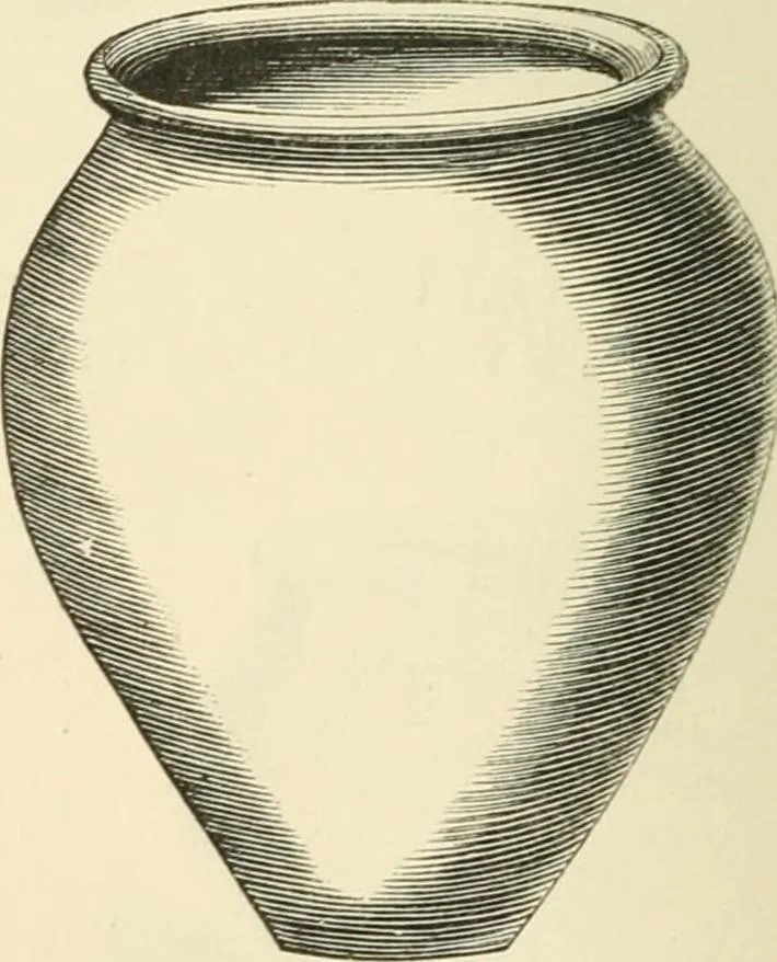 An illustration from Grave-mounds and their contents; a manual of archaeology, as exemplified in the burials of the Celtic, the Romano-British, and the Anglo-Saxon periods, 1870, leaf 198