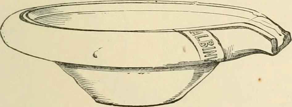 An illustration from Grave-mounds and their contents; a manual of archaeology, as exemplified in the burials of the Celtic, the Romano-British, and the Anglo-Saxon periods, 1870, leaf 201