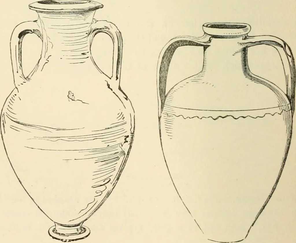 An illustration from Grave-mounds and their contents; a manual of archaeology, as exemplified in the burials of the Celtic, the Romano-British, and the Anglo-Saxon periods, 1870, leaf 202