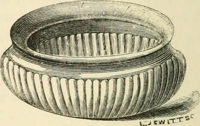 An illustration from Grave-mounds and their contents; a manual of archaeology, as exemplified in the burials of the Celtic, the Romano-British, and the Anglo-Saxon periods, 1870, leaf 216