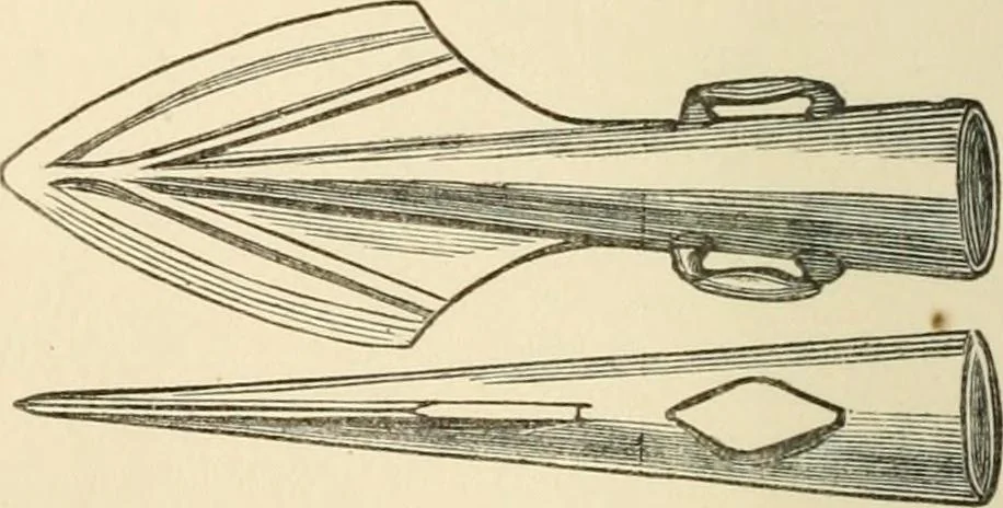 An illustration from Grave-mounds and their contents; a manual of archaeology, as exemplified in the burials of the Celtic, the Romano-British, and the Anglo-Saxon periods, 1870, leaf 220