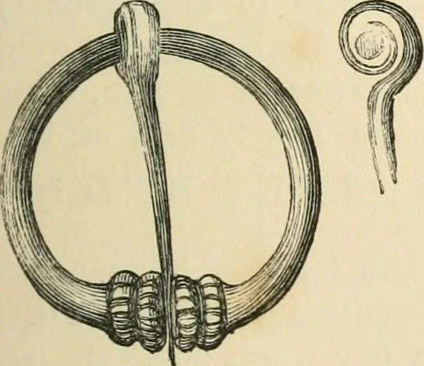An illustration from Grave-mounds and their contents; a manual of archaeology, as exemplified in the burials of the Celtic, the Romano-British, and the Anglo-Saxon periods, 1870, leaf 225