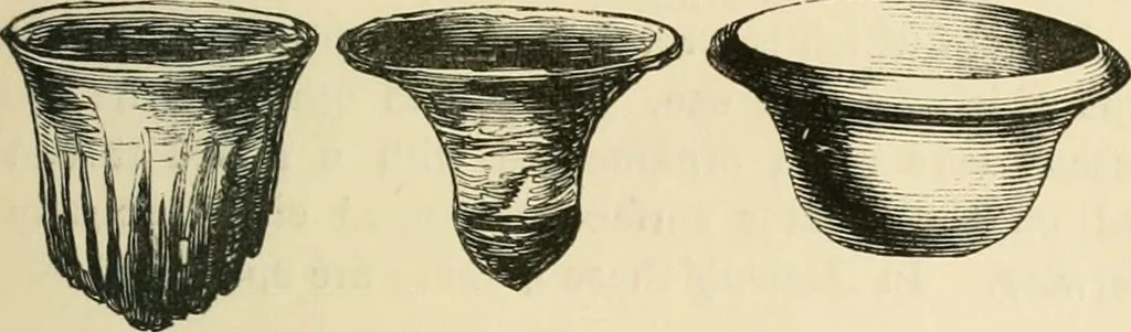 An illustration from Grave-mounds and their contents; a manual of archaeology, as exemplified in the burials of the Celtic, the Romano-British, and the Anglo-Saxon periods, 1870, leaf 259