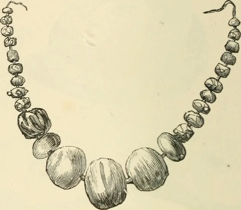 An illustration from Grave-mounds and their contents; a manual of archaeology, as exemplified in the burials of the Celtic, the Romano-British, and the Anglo-Saxon periods, 1870, leaf 264