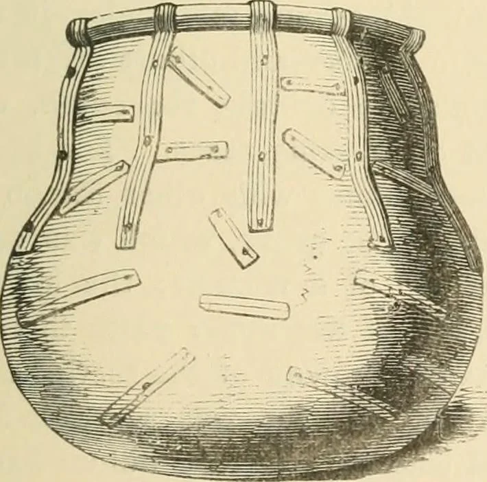 An illustration from Grave-mounds and their contents; a manual of archaeology, as exemplified in the burials of the Celtic, the Romano-British, and the Anglo-Saxon periods, 1870, leaf 313