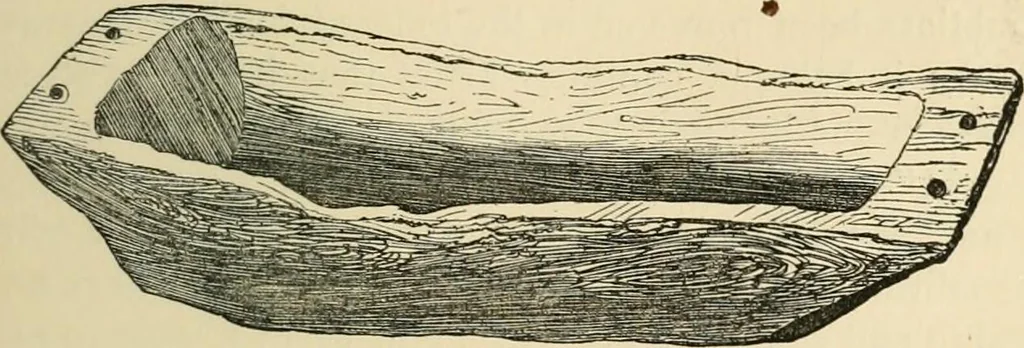 An illustration from Grave-mounds and their contents; a manual of archaeology, as exemplified in the burials of the Celtic, the Romano-British, and the Anglo-Saxon periods, 1870, leaf 79