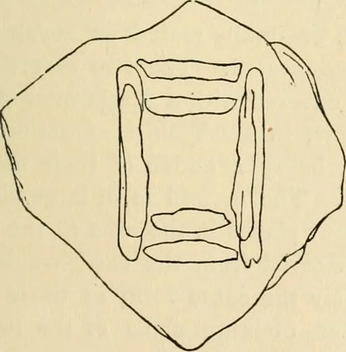 An illustration from Grave-mounds and their contents; a manual of archaeology, as exemplified in the burials of the Celtic, the Romano-British, and the Anglo-Saxon periods, 1870, leaf 83
