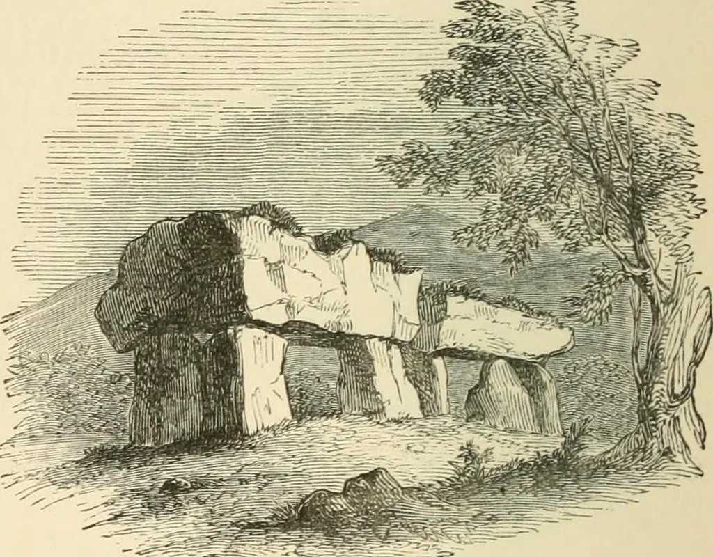 An illustration from Grave-mounds and their contents; a manual of archaeology, as exemplified in the burials of the Celtic, the Romano-British, and the Anglo-Saxon periods, 1870, leaf 84