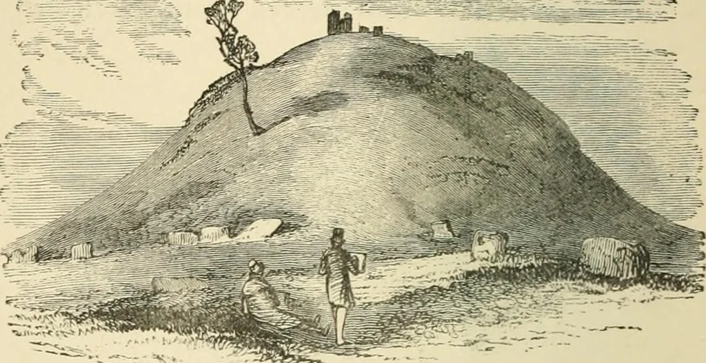 An illustration from Grave-mounds and their contents; a manual of archaeology, as exemplified in the burials of the Celtic, the Romano-British, and the Anglo-Saxon periods, 1870, leaf 88