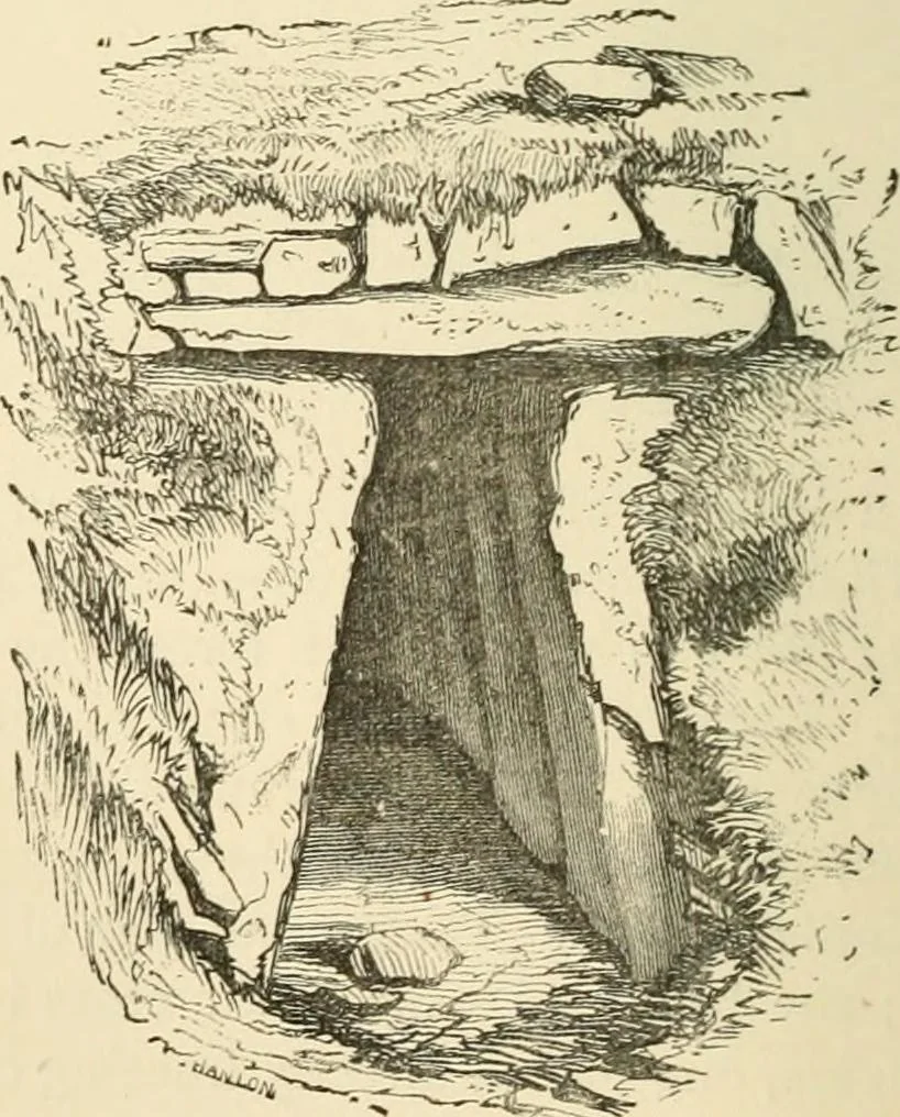 An illustration from Grave-mounds and their contents; a manual of archaeology, as exemplified in the burials of the Celtic, the Romano-British, and the Anglo-Saxon periods, 1870, leaf 88