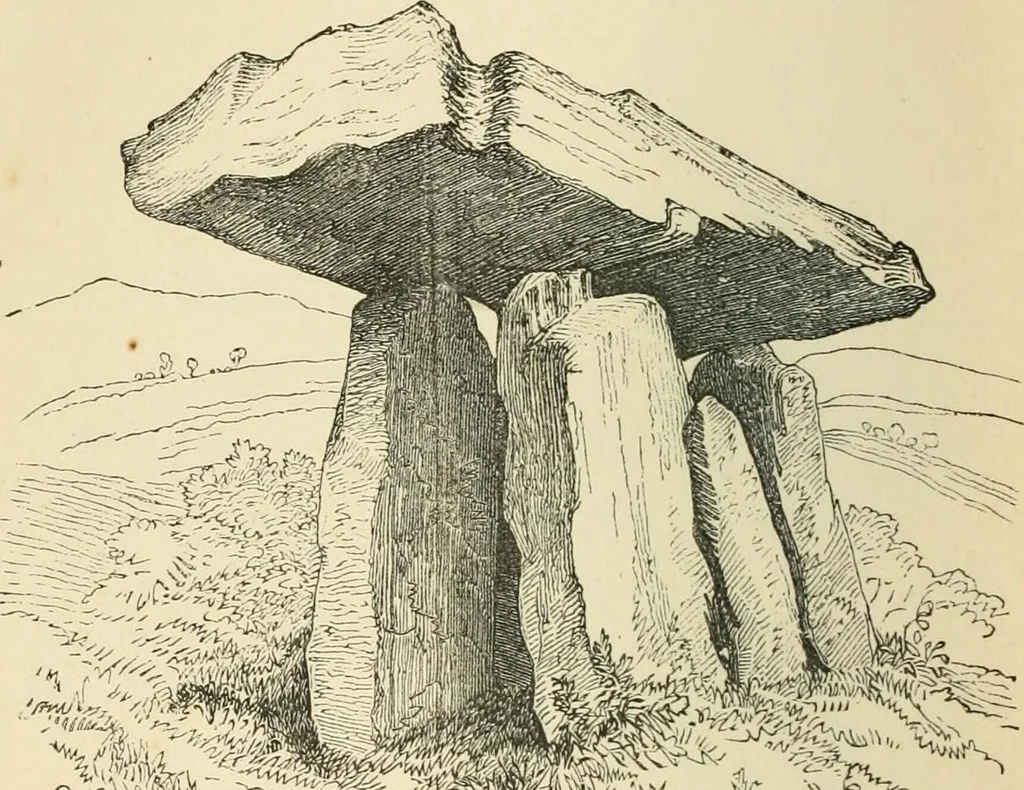 An illustration from Grave-mounds and their contents; a manual of archaeology, as exemplified in the burials of the Celtic, the Romano-British, and the Anglo-Saxon periods, 1870, leaf 90