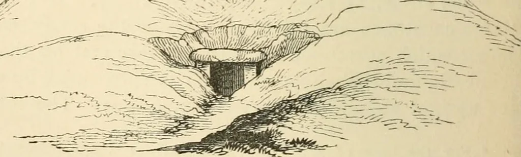 An illustration from Grave-mounds and their contents; a manual of archaeology, as exemplified in the burials of the Celtic, the Romano-British, and the Anglo-Saxon periods, 1870, leaf 94