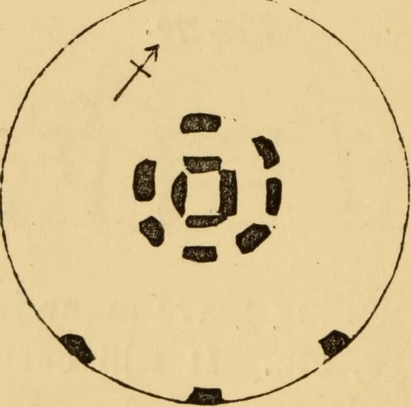 An illustration from Grave-mounds and their contents; a manual of archaeology, as exemplified in the burials of the Celtic, the Romano-British, and the Anglo-Saxon periods, 1870, leaf 106