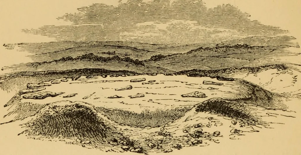 An illustration from Grave-mounds and their contents; a manual of archaeology, as exemplified in the burials of the Celtic, the Romano-British, and the Anglo-Saxon periods, 1870, leaf 112