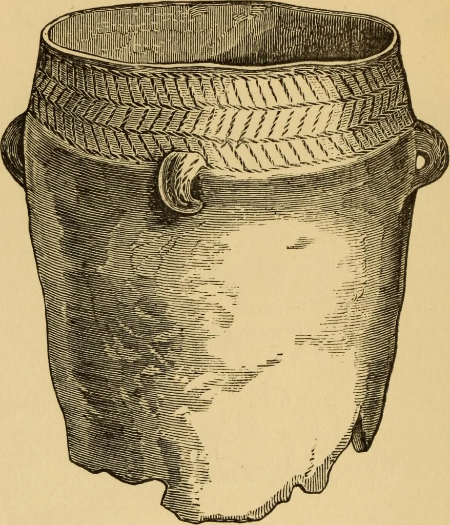 An illustration from Grave-mounds and their contents; a manual of archaeology, as exemplified in the burials of the Celtic, the Romano-British, and the Anglo-Saxon periods, 1870, leaf 126