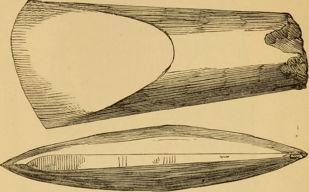 An illustration from Grave-mounds and their contents; a manual of archaeology, as exemplified in the burials of the Celtic, the Romano-British, and the Anglo-Saxon periods, 1870, leaf 142