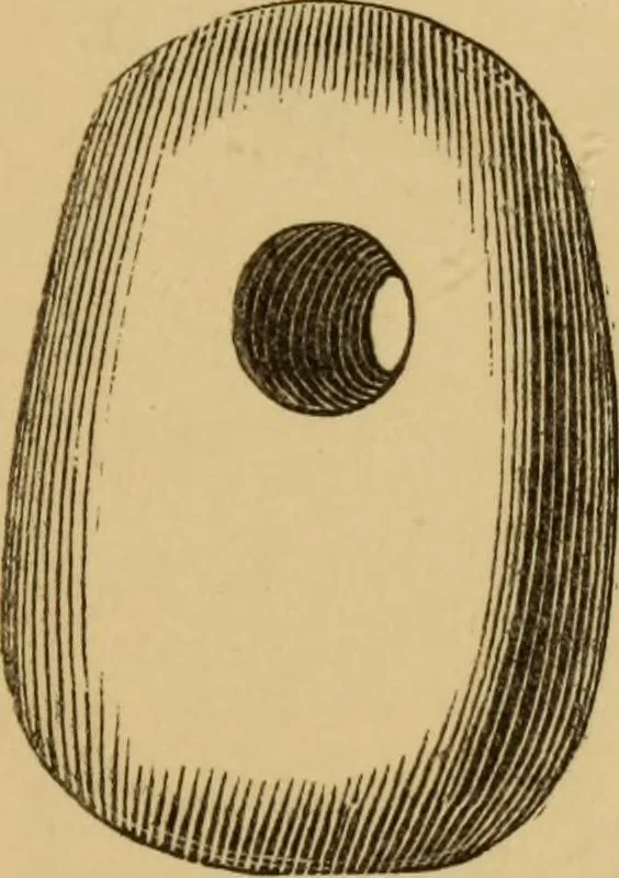 An illustration from Grave-mounds and their contents; a manual of archaeology, as exemplified in the burials of the Celtic, the Romano-British, and the Anglo-Saxon periods, 1870, leaf 143