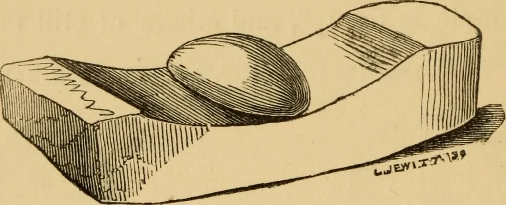 An illustration from Grave-mounds and their contents; a manual of archaeology, as exemplified in the burials of the Celtic, the Romano-British, and the Anglo-Saxon periods, 1870, leaf 144