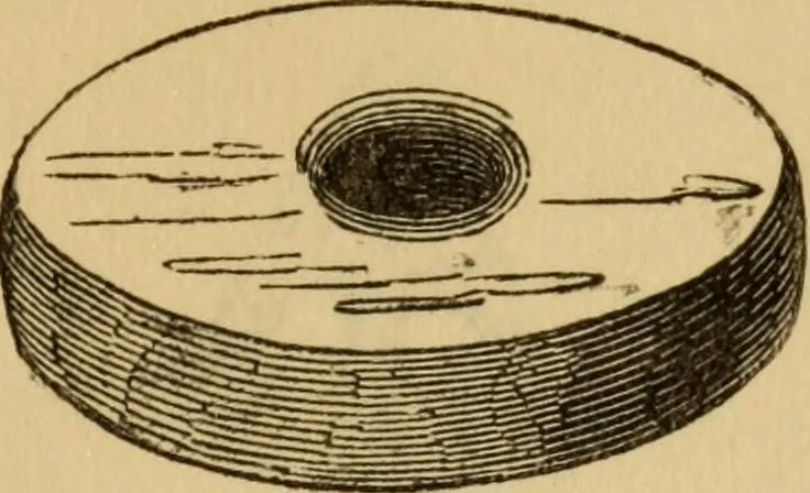 An illustration from Grave-mounds and their contents; a manual of archaeology, as exemplified in the burials of the Celtic, the Romano-British, and the Anglo-Saxon periods, 1870, leaf 145