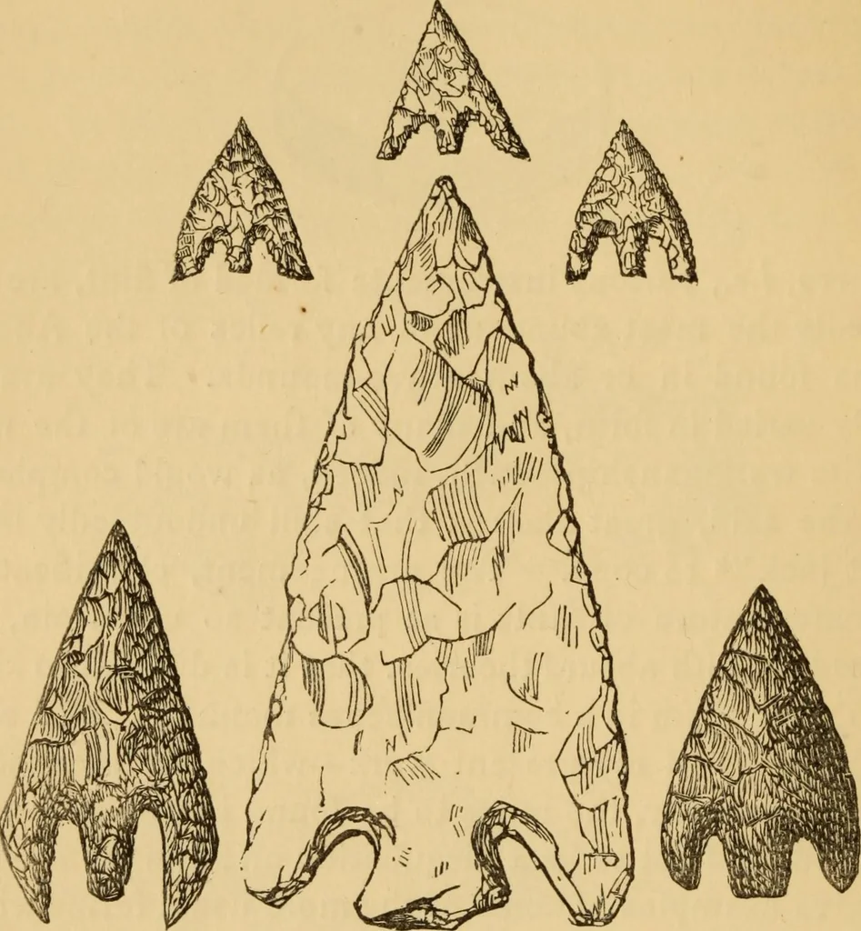 An illustration from Grave-mounds and their contents; a manual of archaeology, as exemplified in the burials of the Celtic, the Romano-British, and the Anglo-Saxon periods, 1870, leaf 146