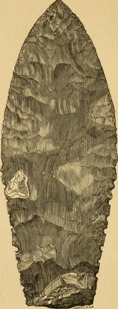 An illustration from Grave-mounds and their contents; a manual of archaeology, as exemplified in the burials of the Celtic, the Romano-British, and the Anglo-Saxon periods, 1870, leaf 148