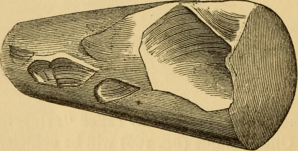 An illustration from Grave-mounds and their contents; a manual of archaeology, as exemplified in the burials of the Celtic, the Romano-British, and the Anglo-Saxon periods, 1870, leaf 152
