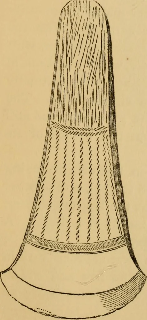An illustration from Grave-mounds and their contents; a manual of archaeology, as exemplified in the burials of the Celtic, the Romano-British, and the Anglo-Saxon periods, 1870, leaf 159