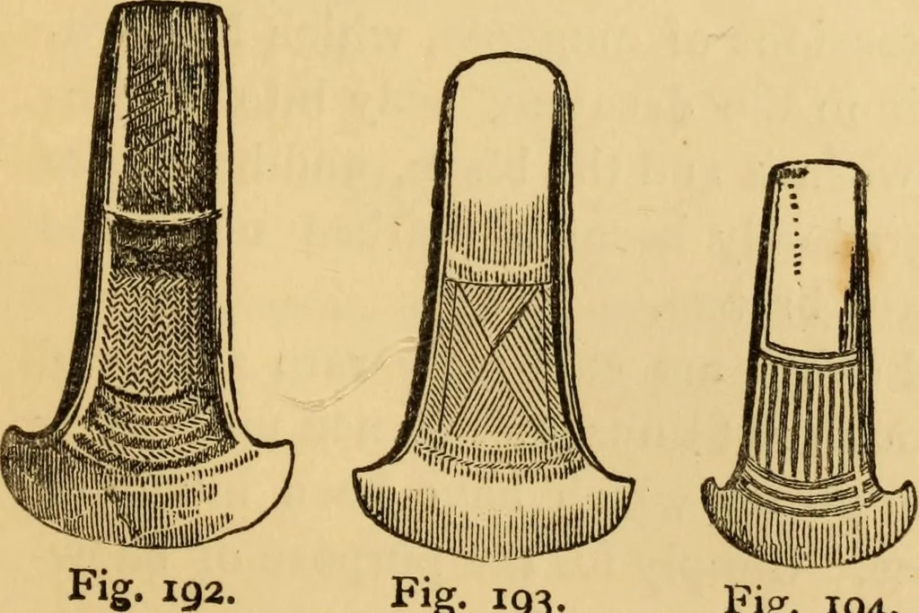An illustration from Grave-mounds and their contents; a manual of archaeology, as exemplified in the burials of the Celtic, the Romano-British, and the Anglo-Saxon periods, 1870, leaf 161